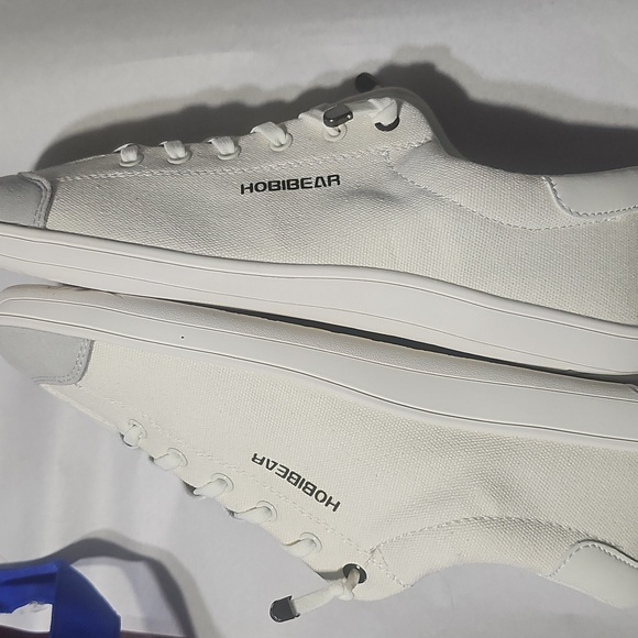 Hobibear Choice Cream Or White and Blue Sneakers NWOT - Picture 6 of 13